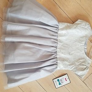 Dorissa Baby Dress Silver 24 Months